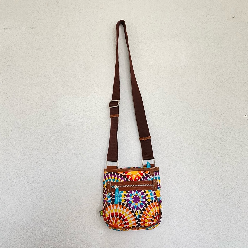 Lily Bloom Geometric Design Crossbody
